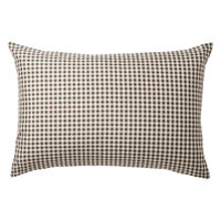 無印良品 再生ポリエステル 乾きやすい まくらカバー５０×７０ｃｍ用 ブラウンチェック 良品計画