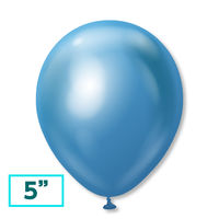 宝興産 12インチ丸形ゴム風船 クリスタルカラー ブルー