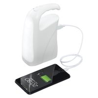 【アウトレット】【Goエシカル】訳あり スマートフォンなどが充電できる！ＬＥＤランタン ABNL01WH 1個　ヤザワコーポレーション