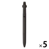 三菱鉛筆 ジェットストリームプライム 3色ボールペン 0.7mm ブラック SXE3350007.24 1セット(1本×5)