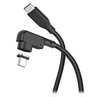 マグネットシリコンケーブル（片側L字端子 CtoC）