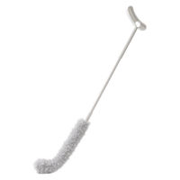 アフロのひと回し ボトル洗いスポンジ スリムボトル用 水だけでも汚れが落とせる 抗菌加工 グレー 日本製 1個 サンコー