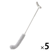 アフロのひと回し ボトル洗いスポンジ スリムボトル用 水だけでも汚れが落とせる 抗菌加工 グレー 日本製 1セット（1個×5）サンコー