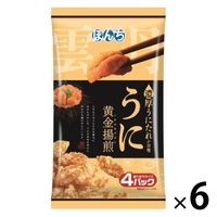 あられ せんべい 小袋 小分け 食べきりサイズ うに黄金揚煎 4パック入 64g 6袋 ぼんち