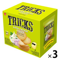 ポテトチップス 輸入菓子 個包装 トリックス　ベイクドチップス　サワークリームオニオン 12袋入 180g 3個