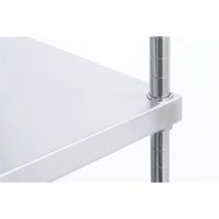 キャニオン ALLステンレススーパーソリッドキャニオンシェルフ 棚板 ASSO 610ー1220 1セット(3枚)（直送品）