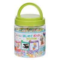 カワダ パーラービーズ はじめてポット パステルカラー 80-17579 1個