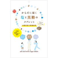 塩分商材 塩分補給 個包装 からだに届く塩と黒糖のタブレット 170g 1セット（1袋×6） 幸田商店