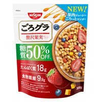 ごろグラ 糖質50％オフ 贅沢果実 300g 1袋 日清シスコ シリアル