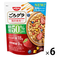 ごろグラ 糖質50％オフ 贅沢果実 300g 6袋 日清シスコ シリアル