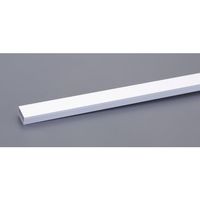 エスコ 30x10mmx1m アルミ平角パイプ(シルバー/ツヤ消/5本) EA440HD-202 1組(5本)（直送品）