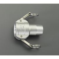 エスコ 1/2” 雄ねじカップリング(アルミ製) EA462BE-4A 1個（直送品）