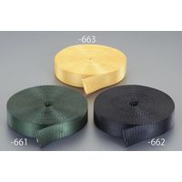 エスコ 35x2.0mm/10m 荷締機用ベルト(PE製・橙) EA628PT-663 1個（直送品）