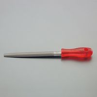 エスコ 200mm 鉄工やすり(ステンレス用・半丸/荒中目) EA521TR-200BS 1セット（直送品）
