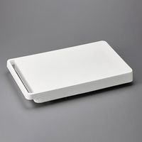 エスコ 280x450mm/100kg ドーリー(ポリプロピレン製/ホワイト) EA520AC-16 1個（直送品）