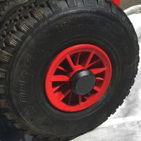 昭和ブリッジ販売 昭和 アルミホイール付タイヤ 13X3 1個 342 昭和ブリッジ販売 昭和 アルミホイール付タイヤ 13X3 1個 342