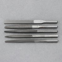 エスコ φ5x105mm やすり(5種・5本組/中目) EA521TF-60 1セット（直送品）