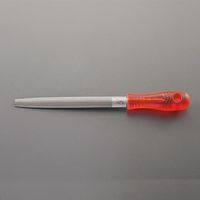 エスコ 250mm 鉄工やすり(半丸/細目) EA521TV-250FS 1セット（直送品）