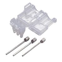 【分離可能】アクリルフードカバー３枚セット　持ち運び便利な取外式 Kireidea スライド式レンジフードカバー 一体型 約53-90cm 浅