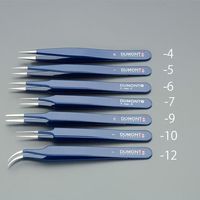 エスコ 0.13x0.08x110mm 精密用ピンセット(ステンレス製) EA595GB-7 1本（直送品）