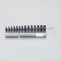 エスコ 1.0ー8.0mm/14組 革ポンチ EA576HN-14 1セット（直送品）