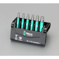 エスコ 6本組 [Torx]ドライバービット(ダイヤコート・インパクト) EA611MD-10 1組（直送品）