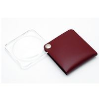 エスコ x3.5/50mm ハンディールーペ(レッド) EA756B-27 1個（直送品）