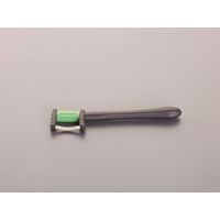 エスコ 0.22mm/粗目 ダイヤモンドやすり(柄付・片面) EA826VT-34 1セット（直送品）