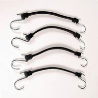 エスコ [EA911ABー121ー131用]ラバーストラップ(フック付/4本) EA911AB-133 1パック(4本)（直送品）