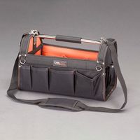 エスコ 420x205x250mm オープン型ツールバッグ EA925BN-1 1個（直送品）