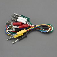 エスコ 500mm/0.3mm2テストリード(両端バナナプラグ/6本) EA940DT-81 1袋（直送品）