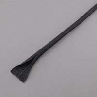 エスコ 6.0mmx 5m 編組保護チューブ(黒/後入れ) EA944AL-162 1袋（直送品）