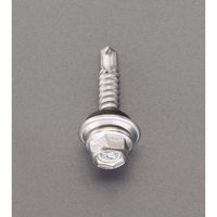 エスコ 6x45mmピアスビス(六角頭シール付/ステンレス/30本 EA949EG-864 1パック(30本)（直送品）