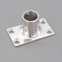 エスコ 25mm パイプ用アングルベース(ステンレス製) EA951EW-154 1個（直送品）