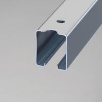 エスコ 47x57mm/1.82m(3号) トラックレール(スチール) EA970A-103 1本（直送品）