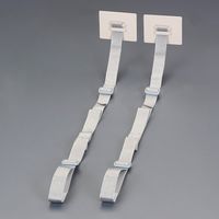 エスコ 90x70mm 転倒防止プレート(ラック用/2個) EA979D-176 1パック（直送品）