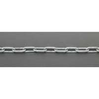 エスコ 4.8mmx 5m リンクチェーン(スチール製/ドブメッキ) EA980SF-52 1本（直送品）