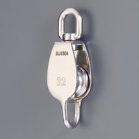 エスコ 32mm 滑車(ステンレス製) EA987SD-62 1個（直送品）