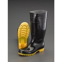 エスコ 27.0cm 安全長靴(耐油底・黒) EA998RB-270 1足（直送品）