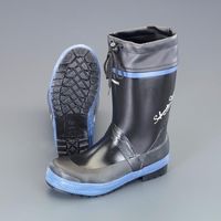 エスコ 25.0cm 安全長靴(ポリエステル網入) EA998XZ-25A 1足（直送品）