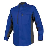 アルトコーポレーション 綿100%ストレッチ長袖シャツ ブルー 6L SC101-1-6L 1枚（直送品）