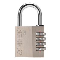 ZARKER ザーカー ダイヤル式南京錠 Xシリーズ ツル径7.5mm