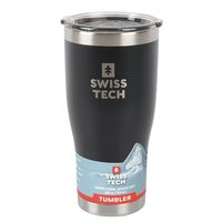 Swiss+Tech SWISS TECH スイステック ステンレス製 真空断熱タンブラー 黒色 591ml ST071007 1個（直送品）