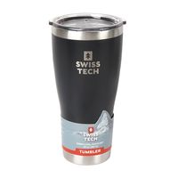 Swiss+Tech SWISS TECH スイステック ステンレス製 真空断熱タンブラー 黒色 887ml ST071003 1個（直送品）