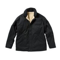 クロダルマ リバーシブル防寒ジャンパー ブラック L 54384-49-L 1枚（直送品）