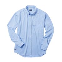 タカヤ商事 長袖BDニットシャツ サックス 5L TW-A257-38-5L 1枚（直送品）