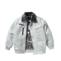 クロダルマ 防寒ジャンパー シルバー L 54385-40-L 1枚（直送品）