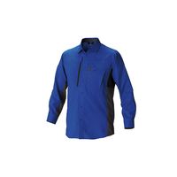 アルトコーポレーション エコストレッチ長袖シャツ ブルー L EC101-1-L 1枚（直送品）