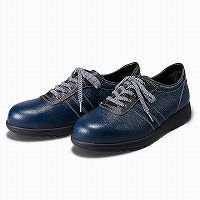 青木安全靴製造 《受注製作品》安全靴 AGー1N 27.5CM 短靴・ソフトスキン ネービブルー AG-1N-275 1足（直送品）