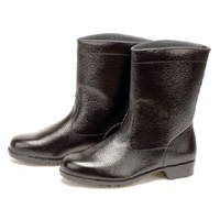 青木安全靴製造 《受注製作品》安全靴 806OR 23.5CM 半長靴・耐油・耐薬品 806OR-235 1足（直送品）